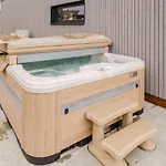 롯지 Nature Village - Woodly N°23 - 8 Personnes Avec Jacuzzi 불랑쥬